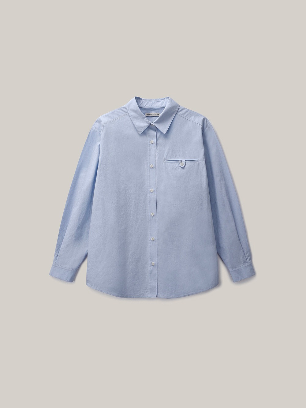 Pocket Detailed Shirt (soft blue)