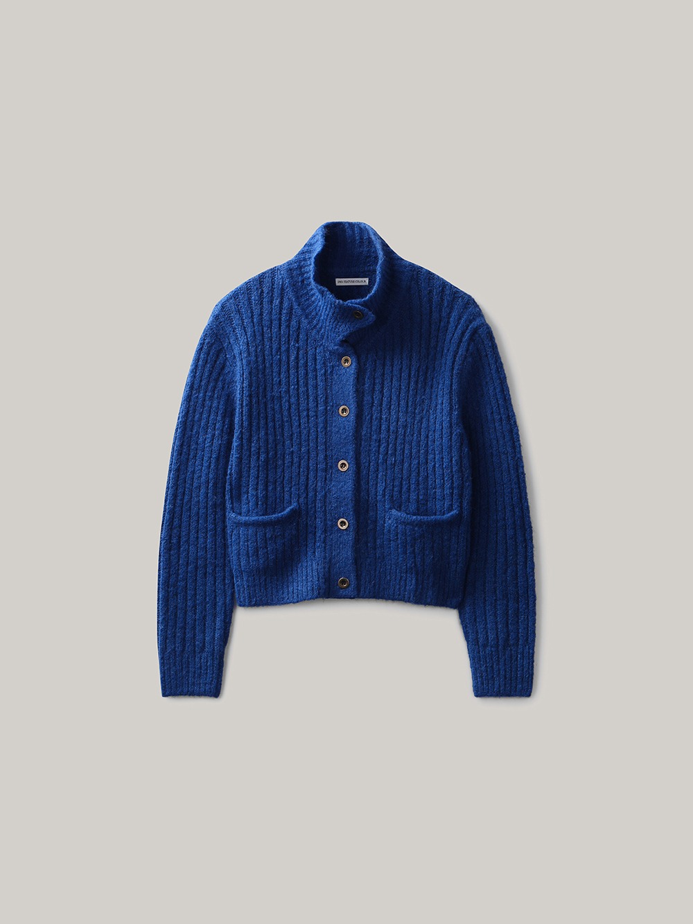 Brushed Collar Cardigan (blue)
